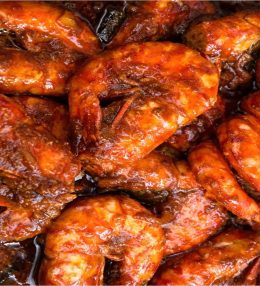 Crevettes épicées “bolou Nougbagba”