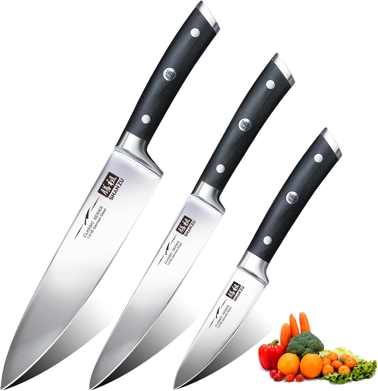 SHAN ZU Set 3 couteaux