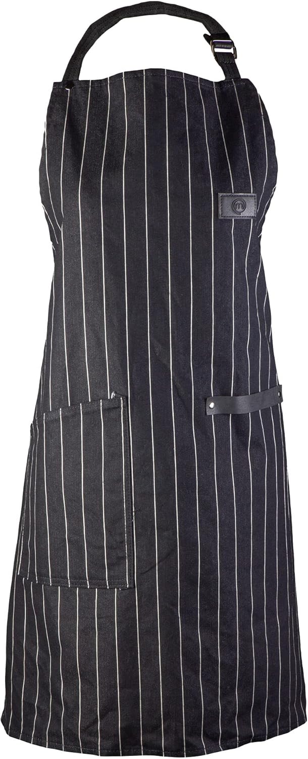 MasterChef Tablier rayé noir blanc